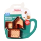 Preview: Cookie Cutters - Mini Gingerbread House - Mug Hugger (Set of 3)